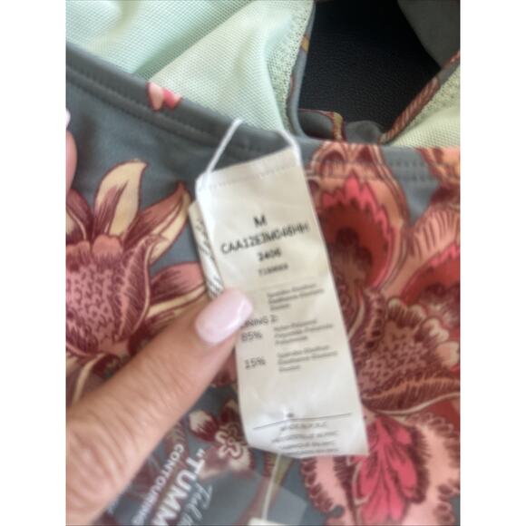 Cupshe Women's One Piece Swimsuit Tummy Control V Neck Bathing Suit Size Medium - Picture 12 of 16